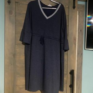 Molly & Isadora jersey knit knee length dress